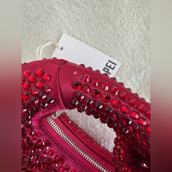 JW PEI Abacus crystal mini bag Red NWT - Picture 12 of 17